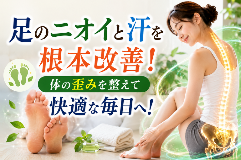 足のニオイと体の調整