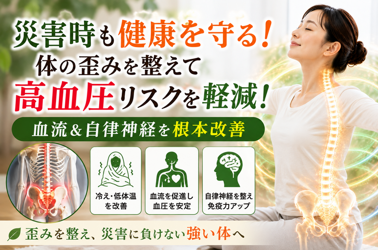 災害時も健康を守る体づくり