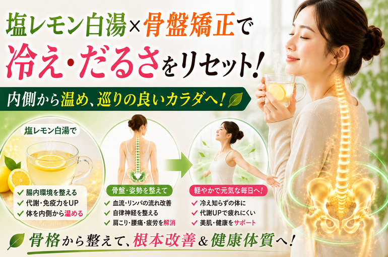 塩レモン白湯で温活リセット