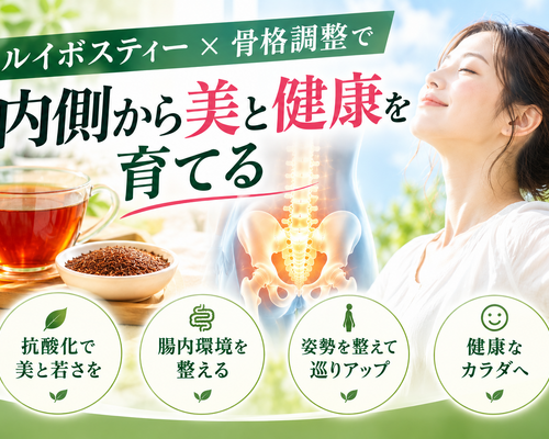 ルイボスティーで内側から美と健康を