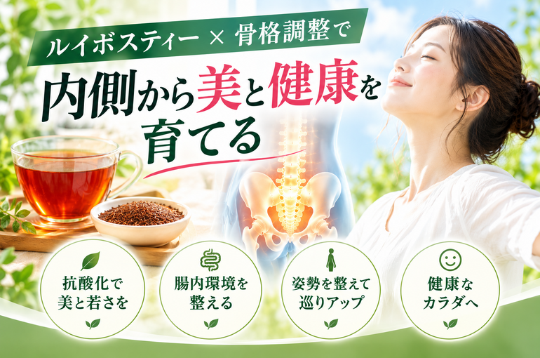 ルイボスティーで内側から美と健康を