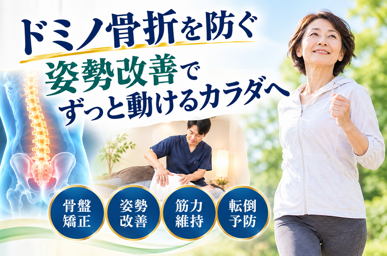 姿勢改善で動けるカラダへ