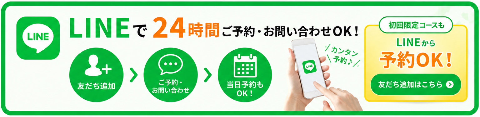 LINEでの簡単予約案内